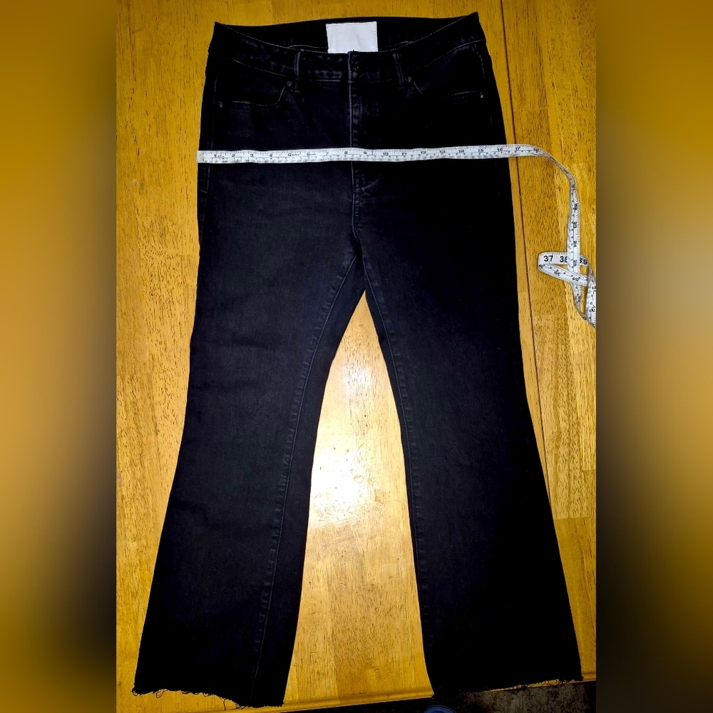 MOTHER Black Flare Wide Leg‎ Jeans